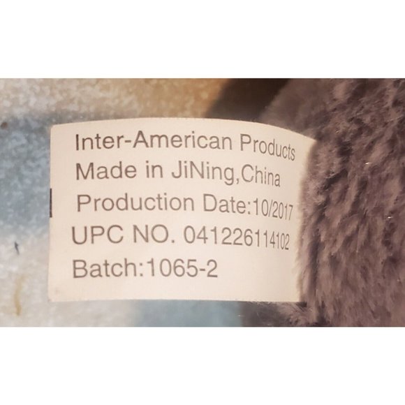 Gray Rabbit Plush Inter American Products Stuffed Animal Bunny Toy - Picture 8 of 8